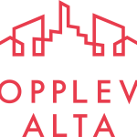 Opplev Alta logo - rød - transparent bakgrunn